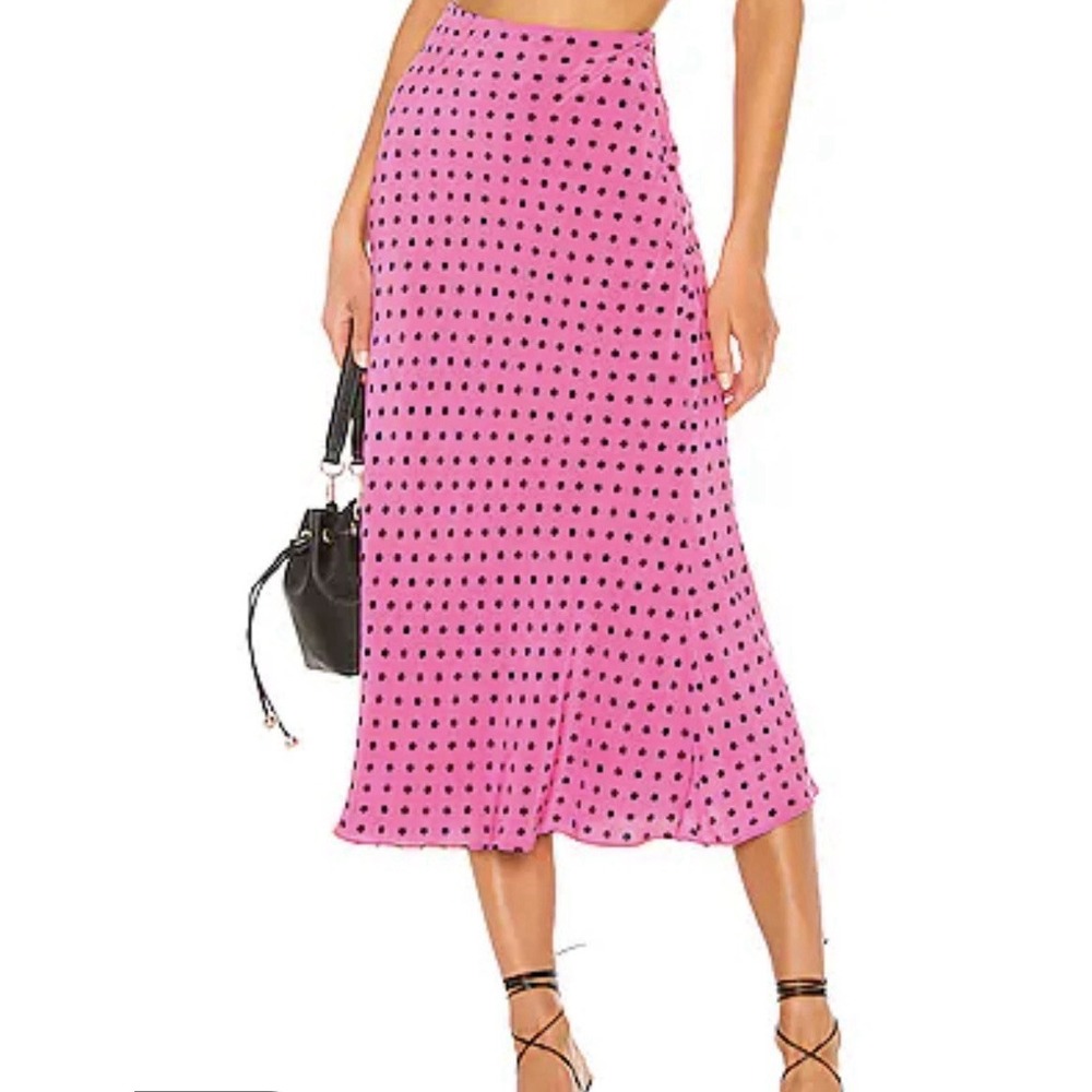 NWT Lovers + Friends Madalena Polka Dot Skirt Size Small